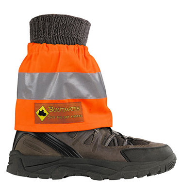 Fußstulpen farbe - Orange reflect. Anwendung - Bau